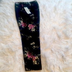 Zara straight pants black satin